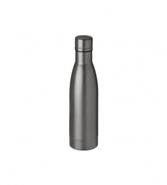 Logo trade promotional merchandise photo of: Vasa copper vacuum insulated bottle, 500 ml, dark grey