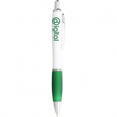 Logotrade corporate gift picture of: Ballpoint pen Nash, green