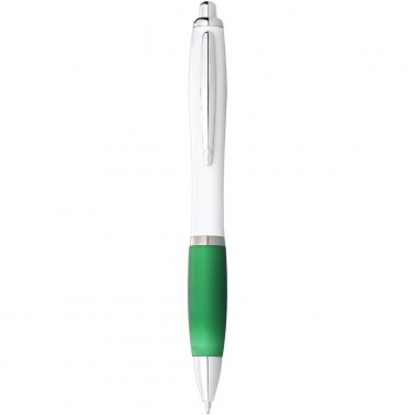 Logotrade promotional gifts photo of: Ballpoint pen Nash, green