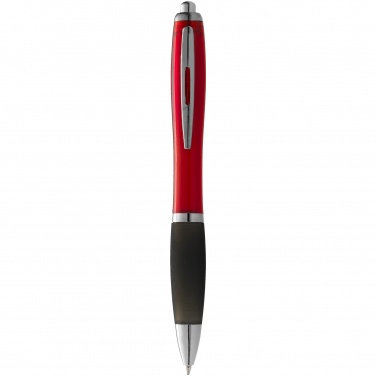 Logo trade promotional items image of: Nash ballpoint pen, red