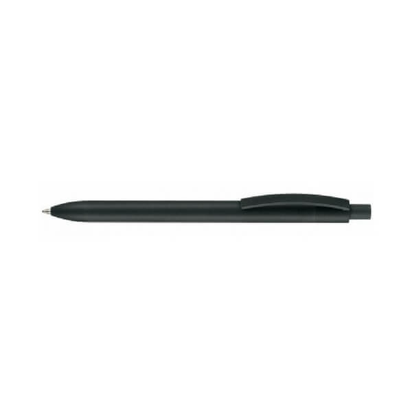 Logotrade promotional product picture of: Pen, soft touch, Capri, black