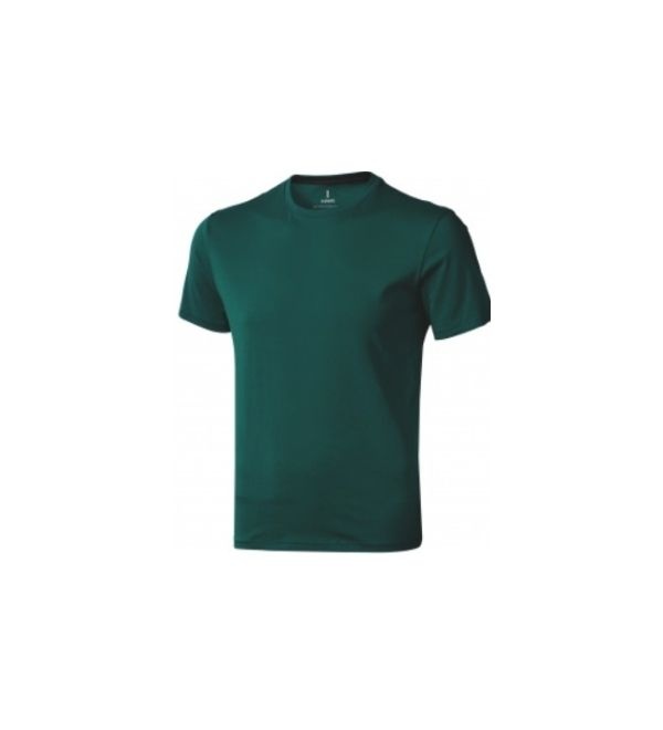 Logo trade promotional giveaway photo of: Nanaimo short sleeve T-Shirt, dark green