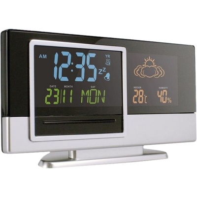 Logo trade promotional merchandise photo of: Weather station with calendar and clock