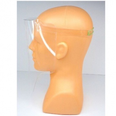 Logo trade promotional items image of: Safety visor Saturn, transparent