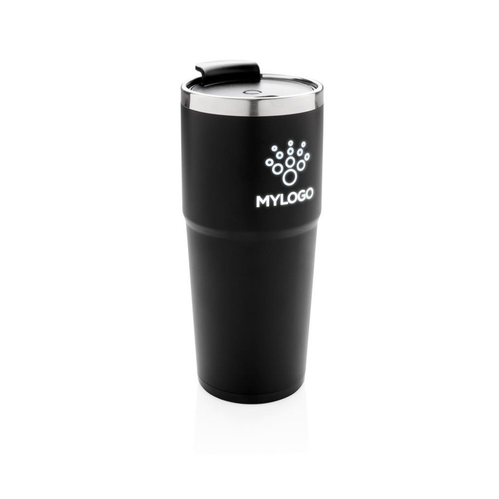 Logotrade promotional item picture of: Light up logo tumbler, black