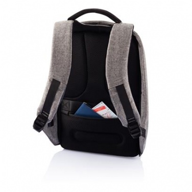 Logo trade promotional merchandise photo of: Backpack anti-theft, gray