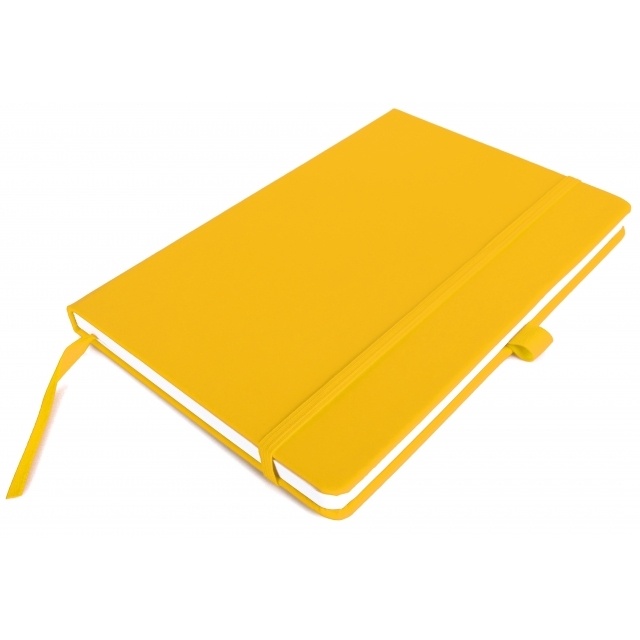 Logotrade corporate gift image of: A5 note book 'Kiel'  color yellow