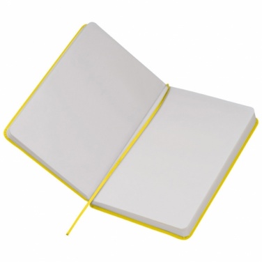 Logotrade promotional products photo of: A5 note book 'Kiel'  color yellow