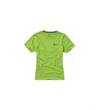 Logo trade advertising product photo of: Nanaimo short sleeve ladies T-shirt, light green