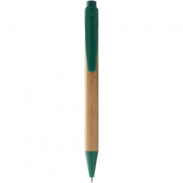 Logotrade promotional item picture of: Borneo ballpoint pen, green