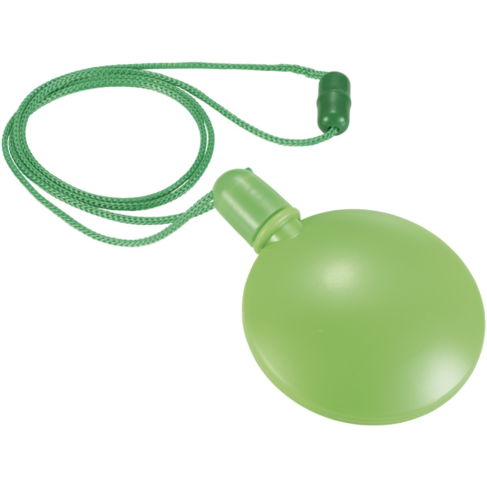 Logo trade corporate gift photo of: Blubber round bubble dispenser, green