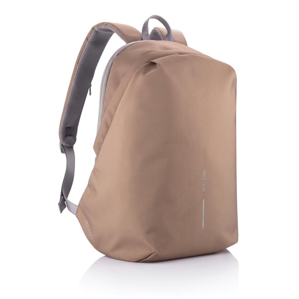 Logo trade promotional items picture of: Anti-theft backpack Bobby Soft, brown