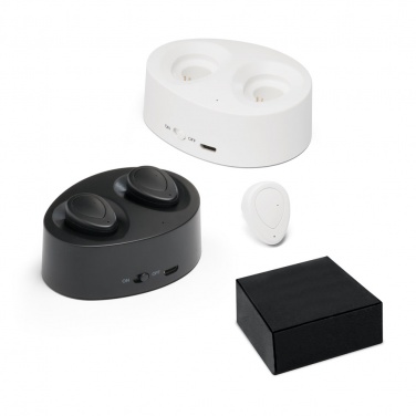 Logo trade promotional product photo of: Wireless earphones CHARGAFF, black