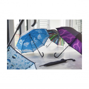 Logo trade advertising product photo of: Umbrella  Image Cloudy Day, black