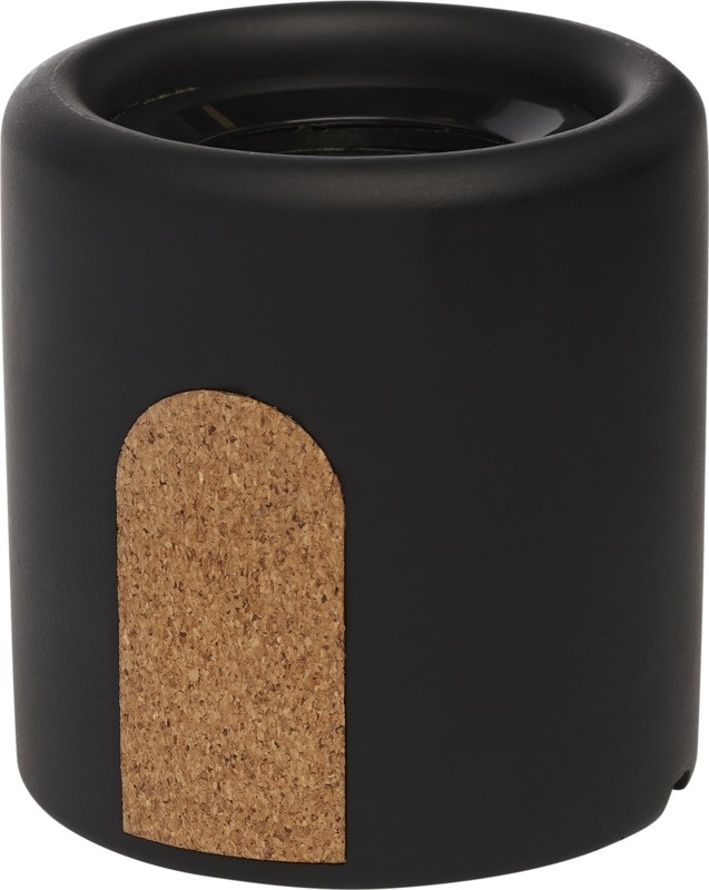 Logotrade promotional product picture of: Roca limestone / cork Bluetooth® speaker, black