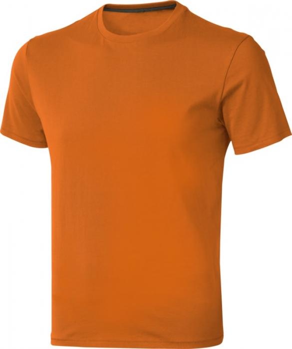 Logo trade promotional merchandise photo of: Nanaimo short sleeve T-Shirt, orange