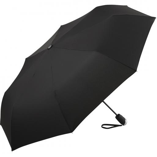 Logo trade promotional gifts image of: AOC oversize mini umbrella FARE®-Steel, black