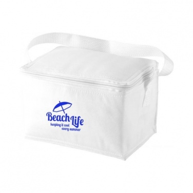 Logotrade business gift image of: Spectrum 6-can cooler bag, white