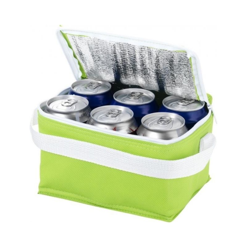 Logo trade promotional giveaways picture of: Spectrum 6-can cooler bag, lime