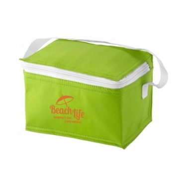 Logotrade promotional gift image of: Spectrum 6-can cooler bag, lime