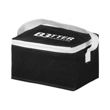 Logo trade business gift photo of: Spectrum 6-can cooler bag, black