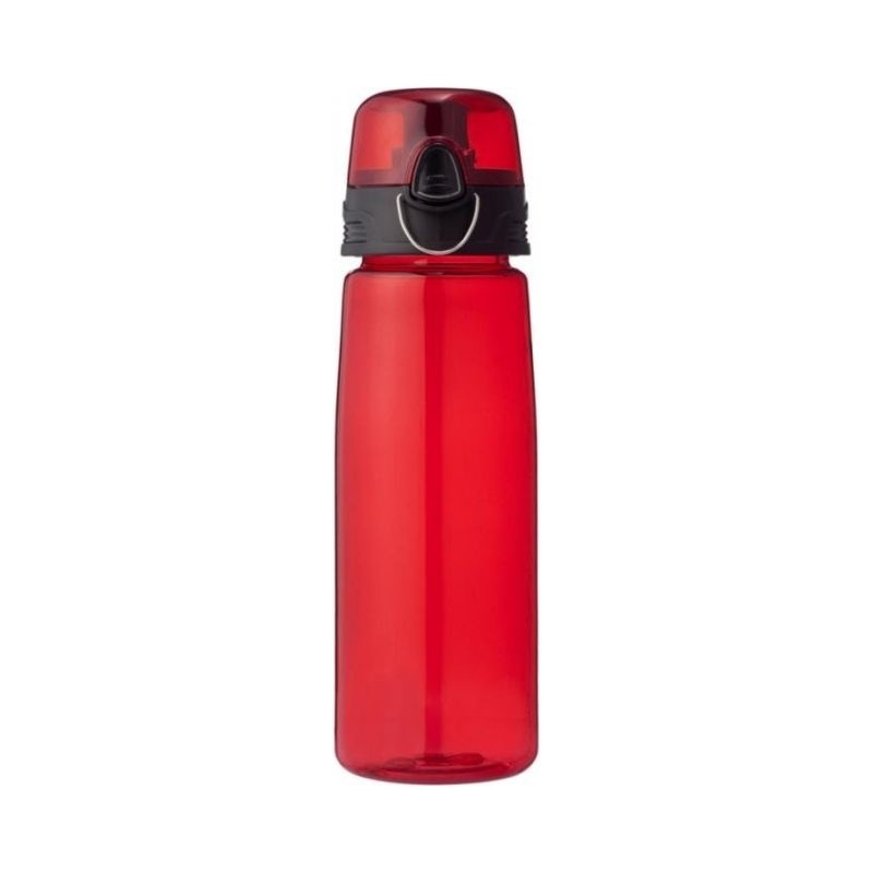 Logo trade promotional gifts picture of: Capri sports bottle, red