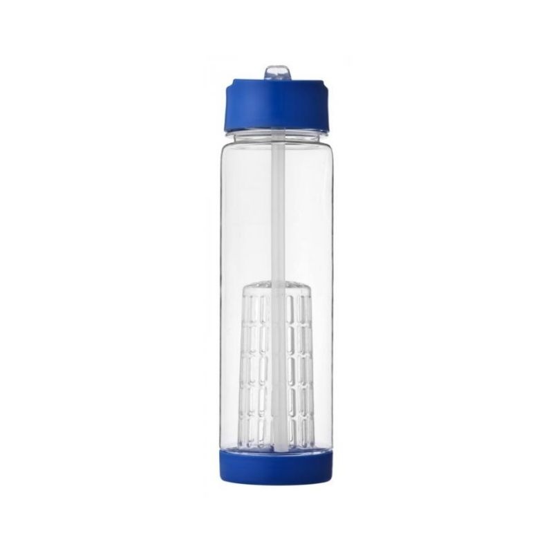 Logotrade promotional product image of: Tutti frutti bottle with infuser, blue