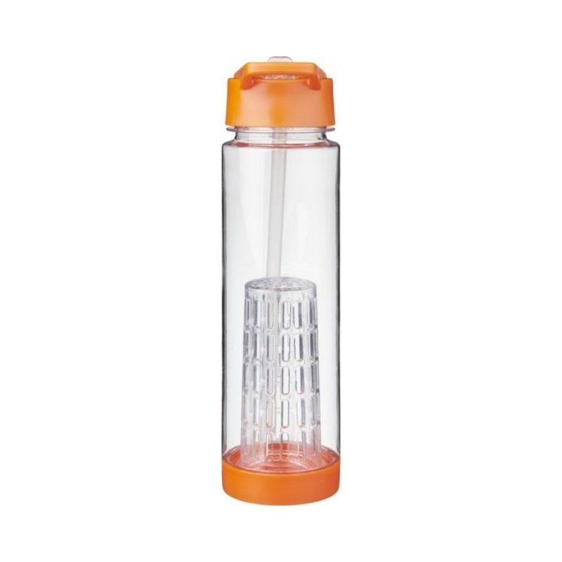 Logo trade promotional products picture of: Tutti frutti bottle with infuser, orange