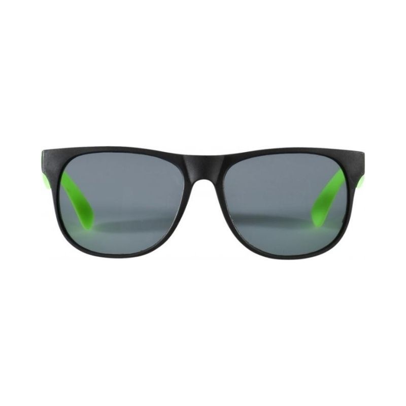 Logo trade promotional merchandise picture of: Retro sunglasses, neon green