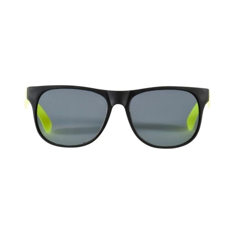 Logo trade promotional gift photo of: Retro sunglasses, neon yellow