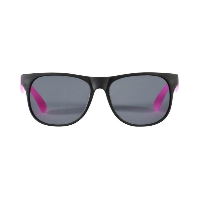 Logo trade promotional giveaway photo of: Retro sunglasses, neon pink