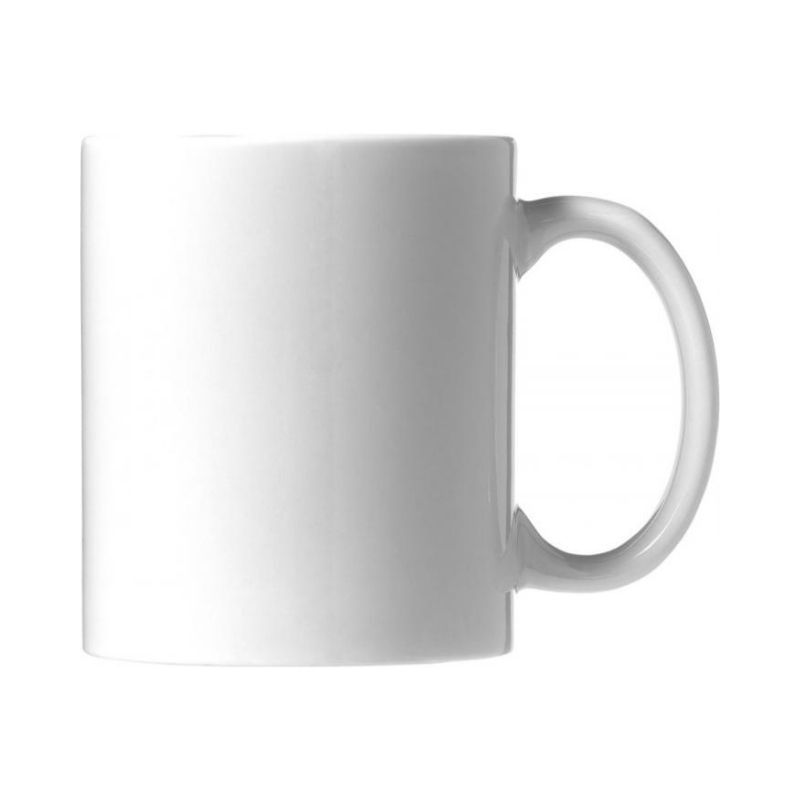 Logo trade corporate gifts picture of: Bahia Ceramic Mug, white