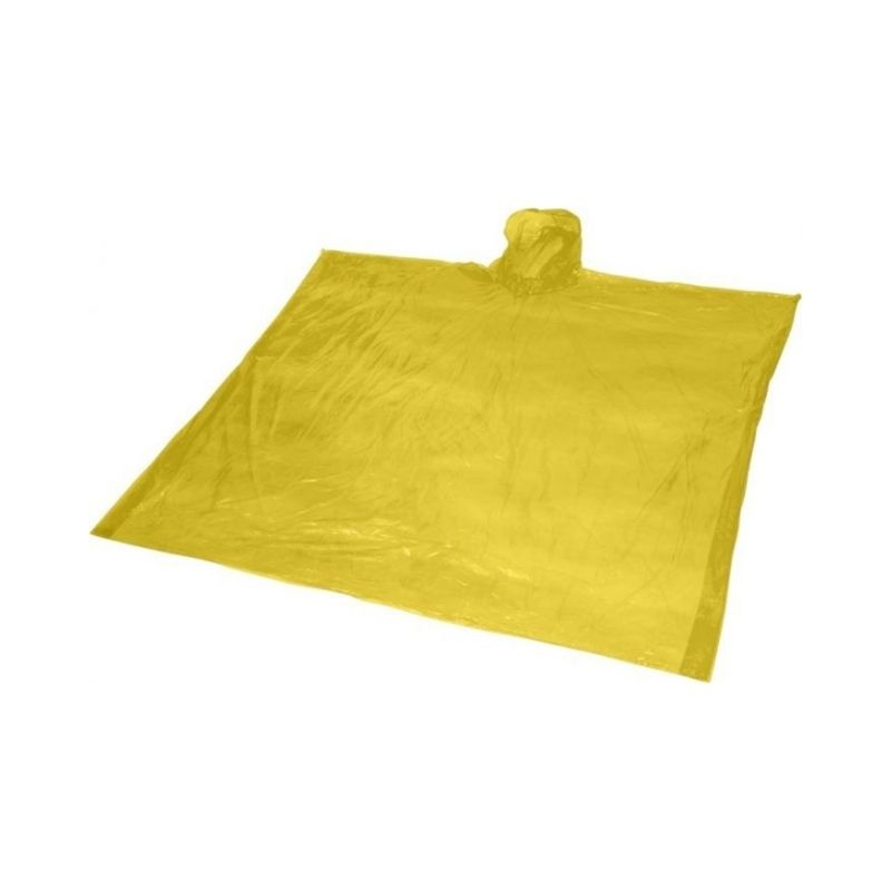 Logotrade promotional items photo of: Ziva disposable rain poncho, yellow