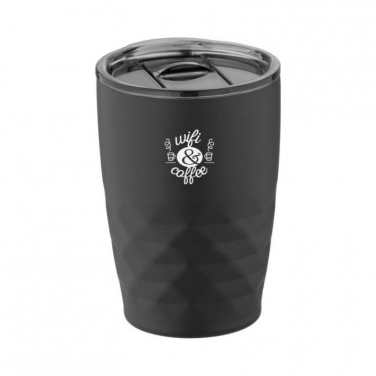 Logo trade business gift photo of: Geo insulated tumbler, black