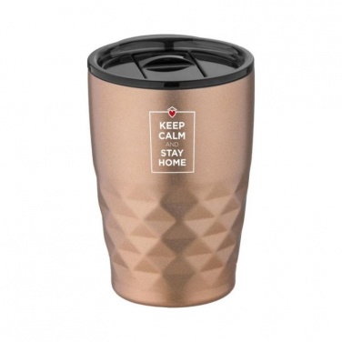 Logo trade promotional merchandise photo of: Geo insulated tumbler, copper