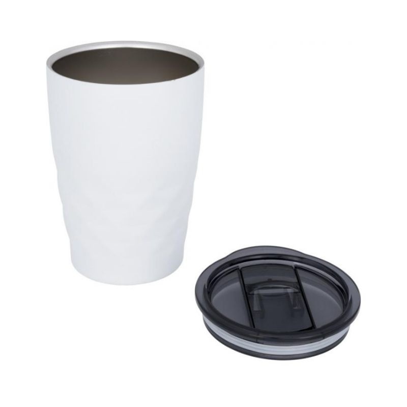 Logo trade corporate gift photo of: Geo insulated tumbler, white