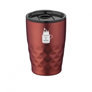 Logotrade advertising product image of: Geo insulated tumbler, red