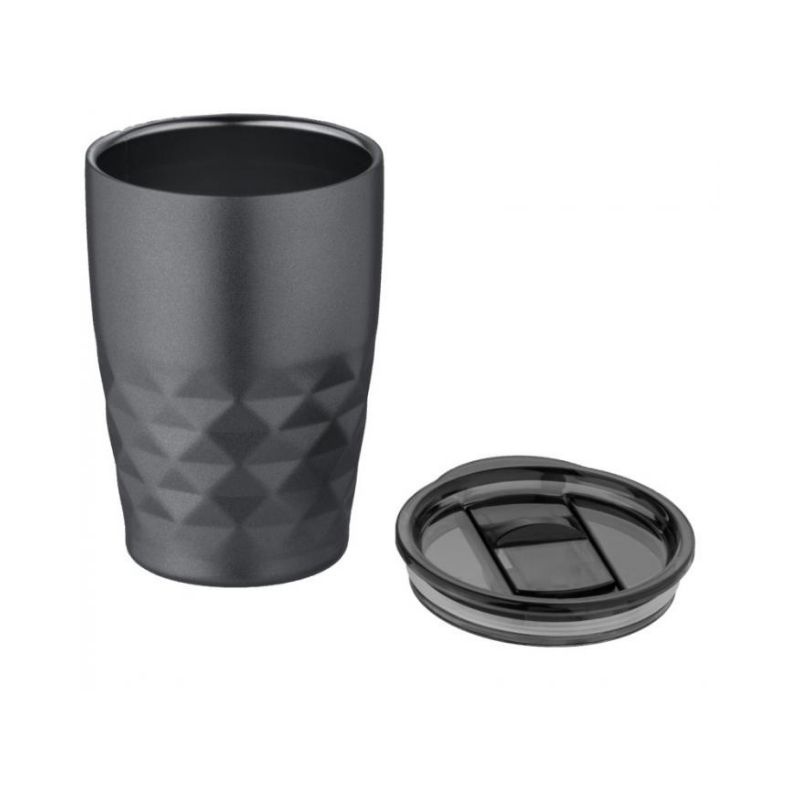 Logo trade promotional merchandise image of: Geo insulated tumbler, grey