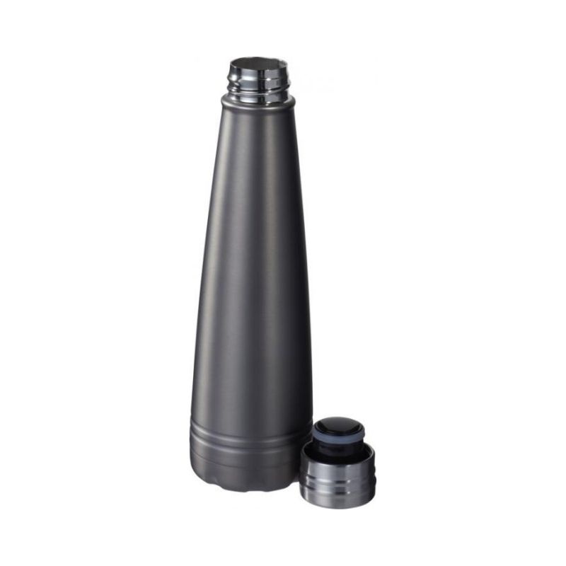 Logo trade promotional merchandise photo of: Duke vacuum insulated bottle, grey