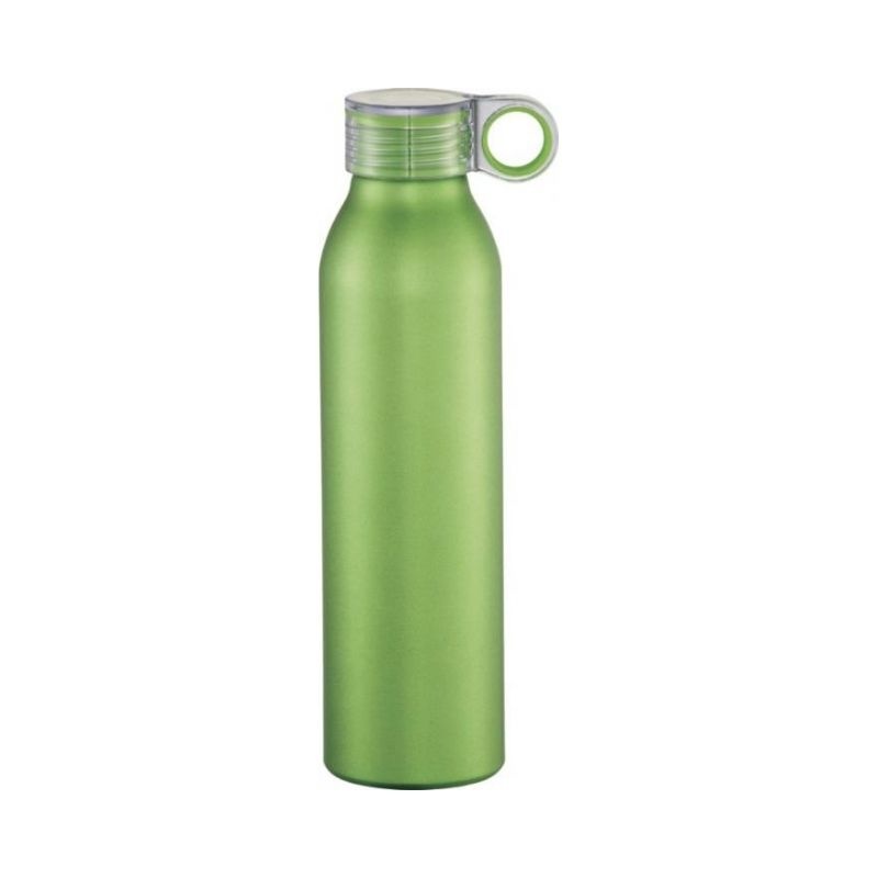 Logo trade promotional merchandise photo of: Grom sports bottle, green