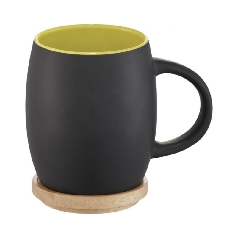 Logotrade promotional gifts photo of: Ceramic mug Hearth, green