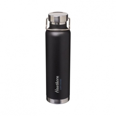 Logo trade promotional products image of: Thor Copper Vacuum Insulated Bottle, black