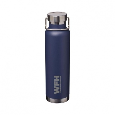 Logotrade advertising product image of: Thor Copper Vacuum Insulated Bottle, navy