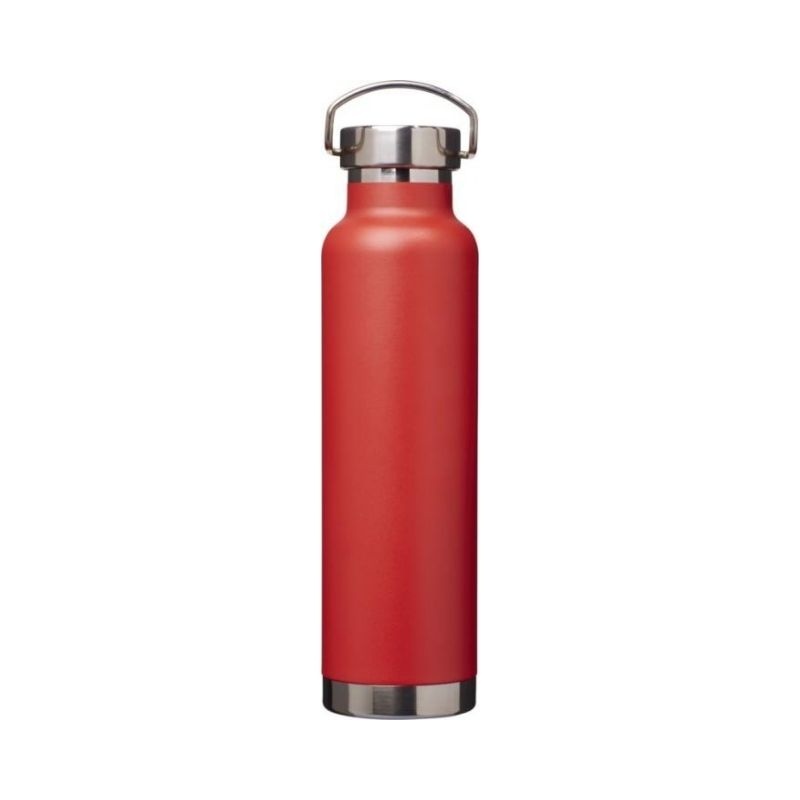 Logo trade promotional items picture of: Thor Copper Vacuum Insulated Bottle, red