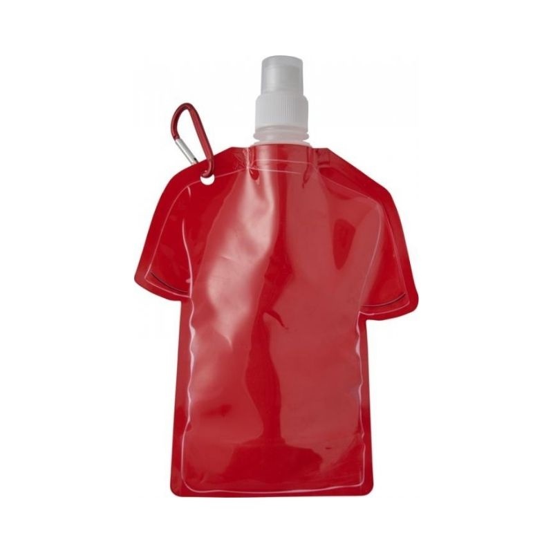 Logo trade promotional products image of: Goal football jersey water bag, red