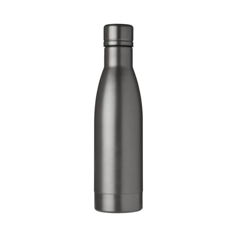 Logo trade promotional merchandise image of: Vasa copper vacuum insulated bottle, titanium