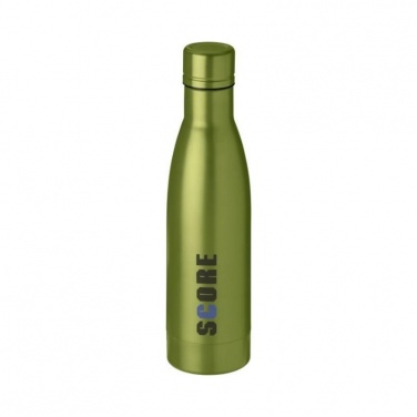 Logo trade advertising products picture of: Vasa copper vacuum insulated bottle, lime green