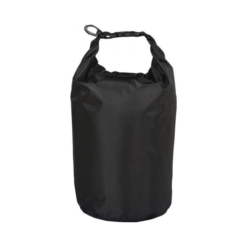 Logo trade promotional gifts image of: Survivor roll-down waterproof outdoor bag 5 l, black