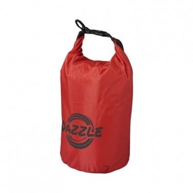 Logotrade promotional product image of: Survivor roll-down waterproof outdoor bag 5 l, red