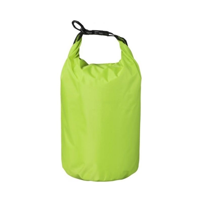 Logo trade promotional products image of: Survivor roll-down waterproof outdoor bag 5 l, lime